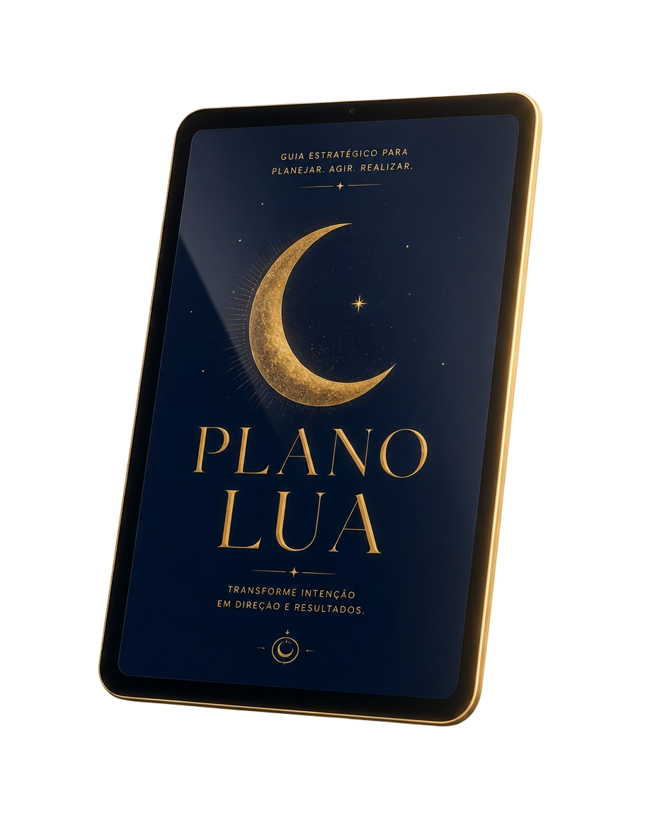 Plano Lua — experiência digital guiada exibida em tela